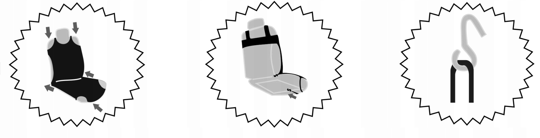 KOSZULKI SAMOCHODOWE - PRZÓD CZARNY