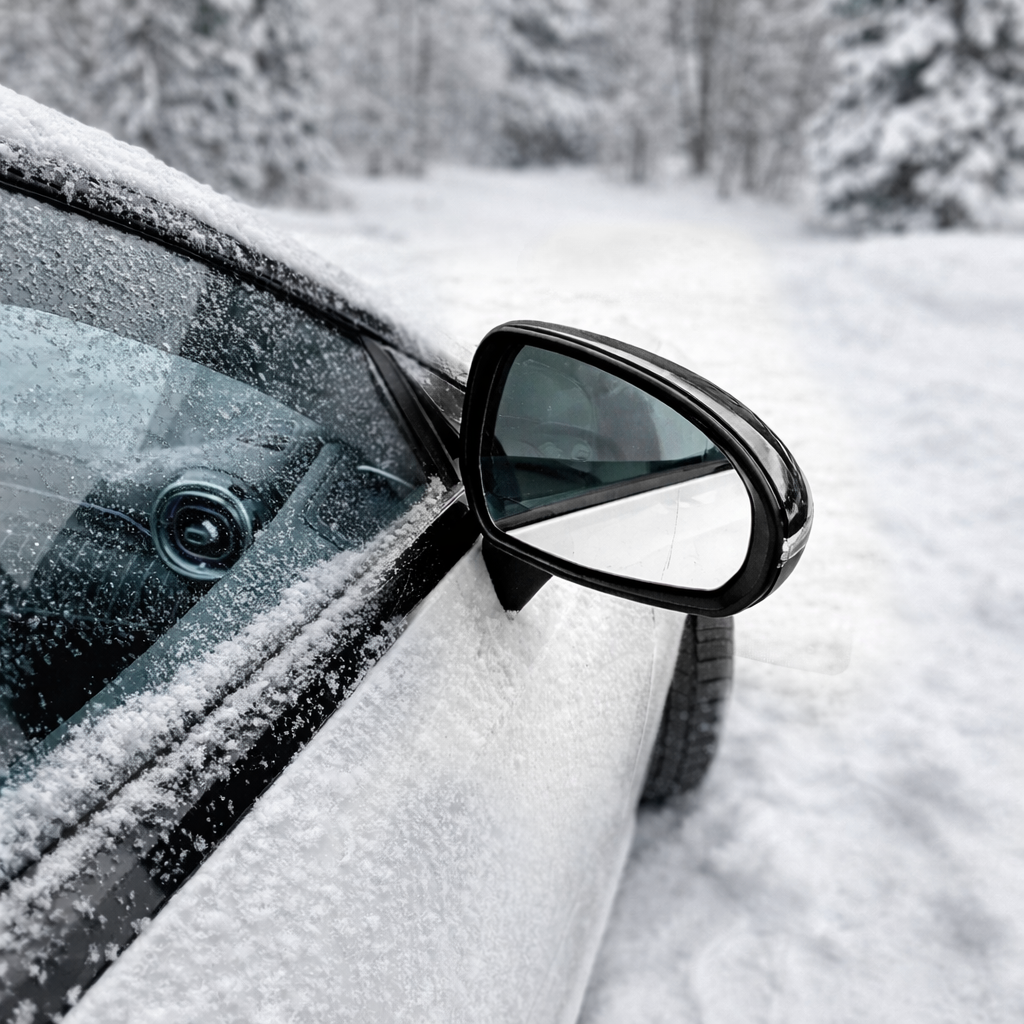 POKROWCE LUSTERKA ANTYSZRONOWE AUTA OCHRONA PRZED MROZEM ŚNIEGIEM ODBLASK.