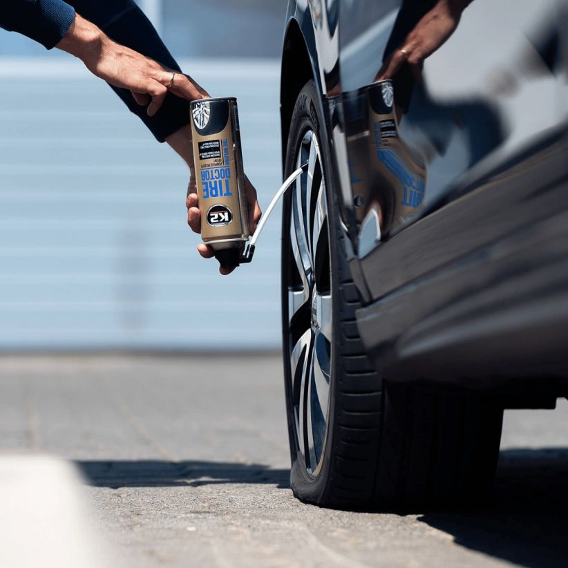 USZCZELNIACZ OPON ZESTAW NAPRAWCZY WKRĘTY WULKANIZACYJNE TRÓJKĄT KAMIZELKA