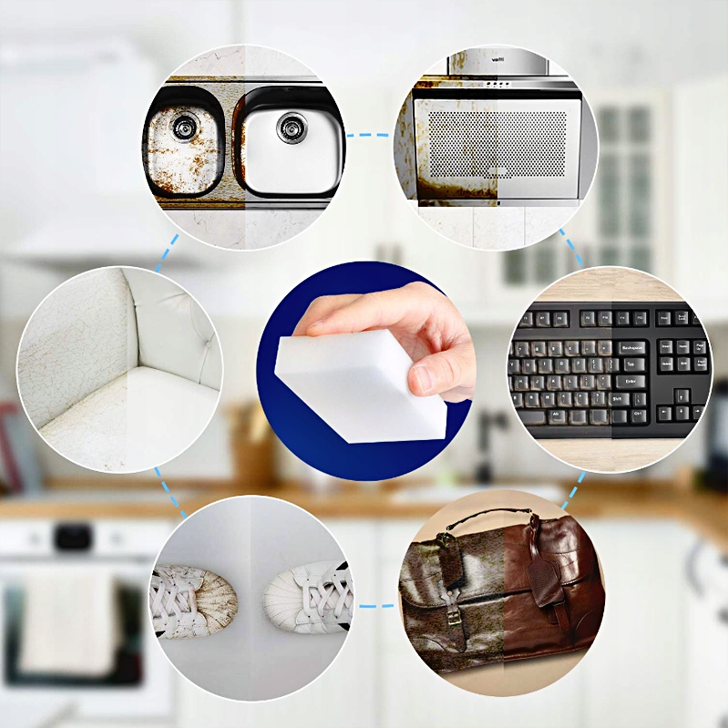 MAGICZNA GĄBKA DO CZYSZCZENIA PLAM USUWA BRUD