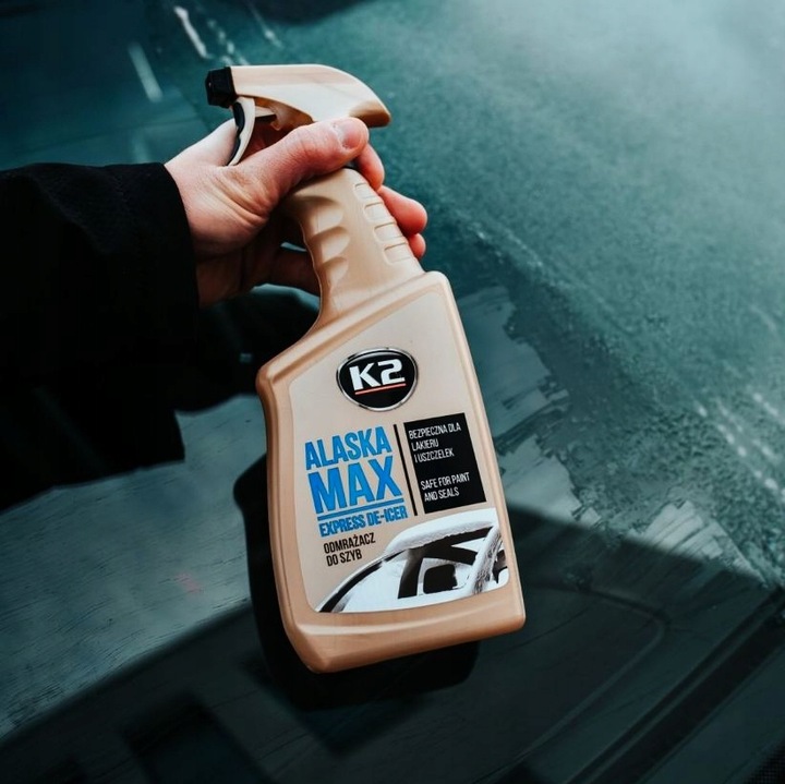 K2 ALASKA ODMRAŻACZ DO SZYB 2x700ML SKROBACZKA MURSKA MOSIEŻNYM OSTRZEM 575