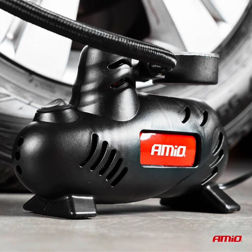 KOMPRESOR SPRĘŻARKA SAMOCHODOWA POMPKA 12V AMIO