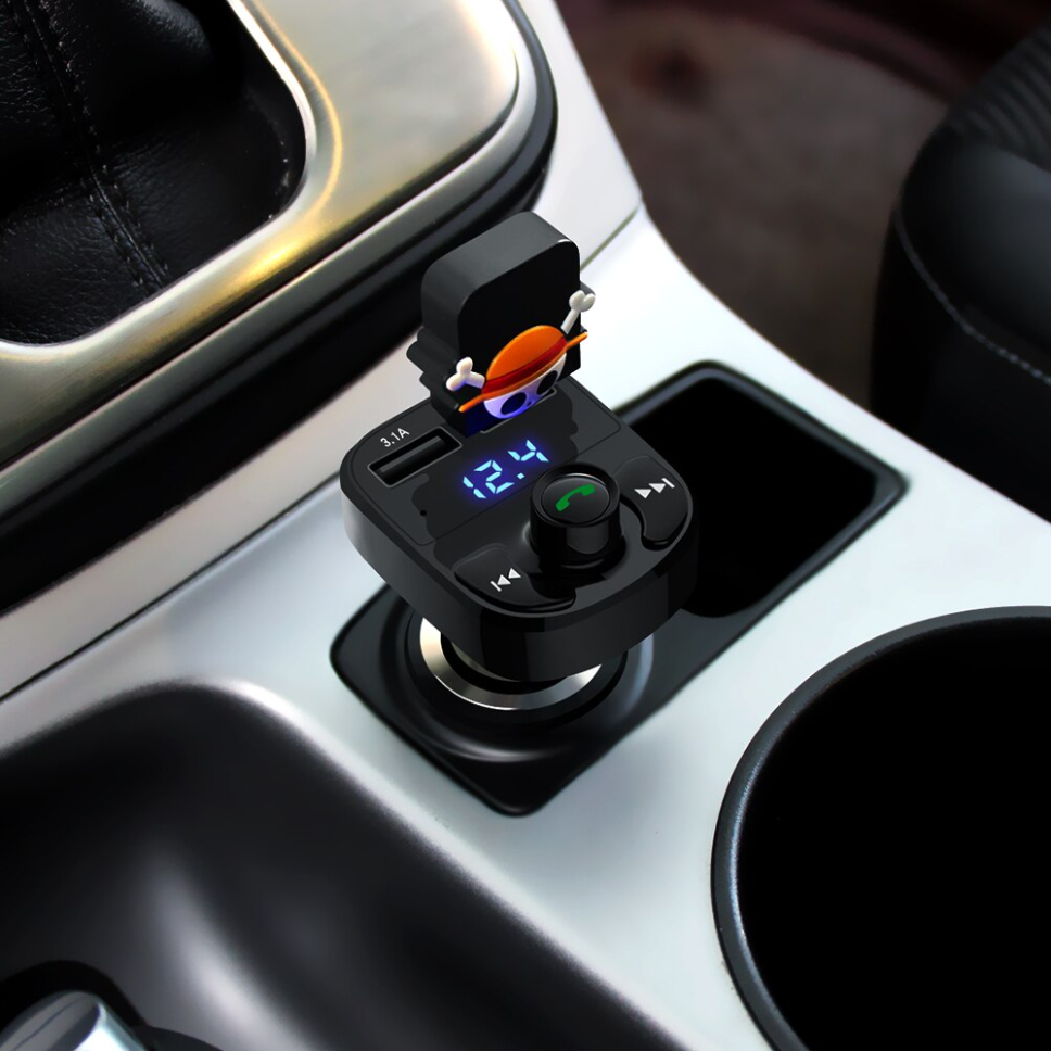 TRANSMITER BLUETOOTH FM MP3 ŁADOWARKA ODTWARZACZ 2X USB AUDIO BT