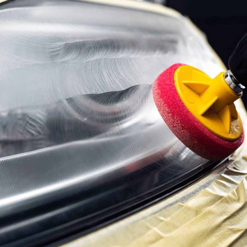 K2 ZESTAW LAMP DOCTOR PASTA DO LAMP + PAD GĄBKA POLEROWANIE REGENERACJA APLI