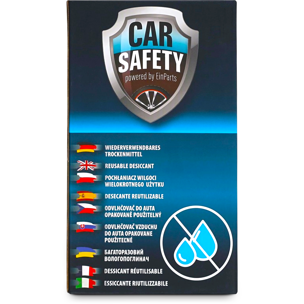 POCHŁANIACZ WILGOCI 450g WIELOKROTNEGO UŻYTKU DO AUTA DOMU SZAFY CAR SAFETY