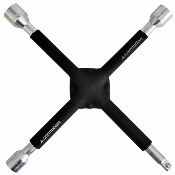 PODNOŚNIK LEWAREK TRAPEZOWY KLUCZ KRZYŻAKOWY DO ZMIANY KÓŁ 17 19 21 TORBA