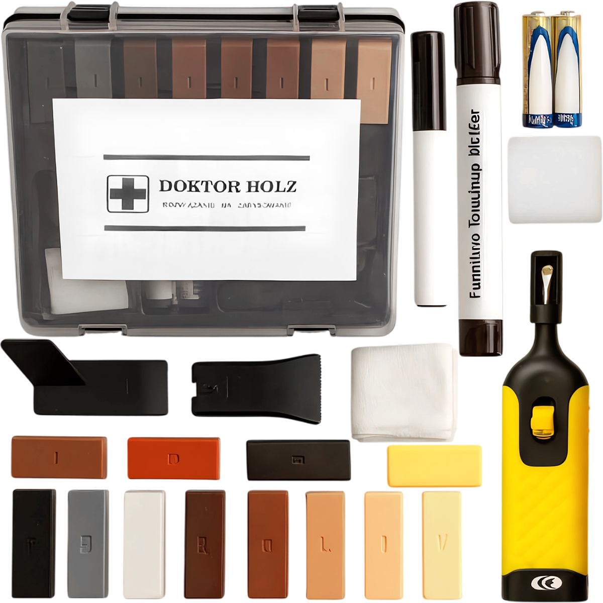 Zestaw do naprawy paneli mebli drewna WOSK NAPRAWCZY RETUSZERSKI