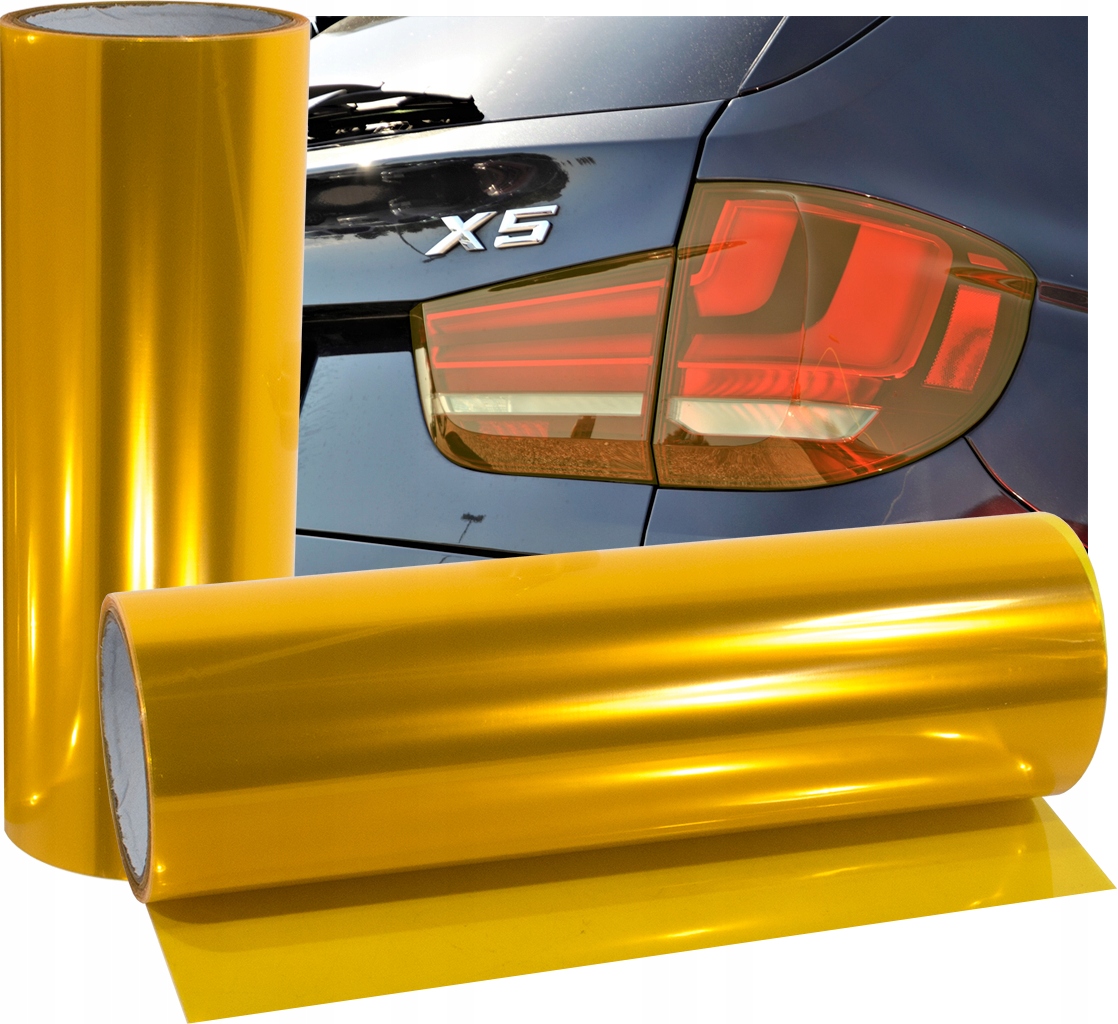 FOLIA DO LAMP 0,3 X 0,5M - ŻÓŁTA