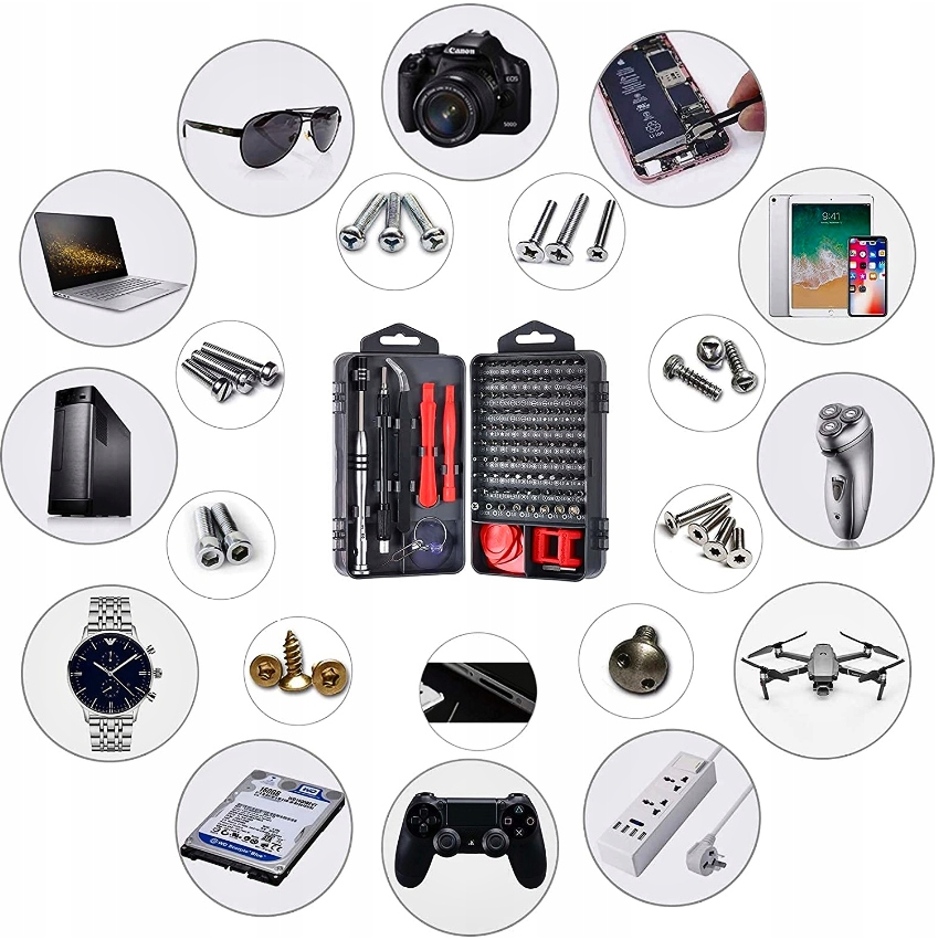 ZESTAW ŚRUBOKRĘTÓW PRECYZYJNYCH 115 W1