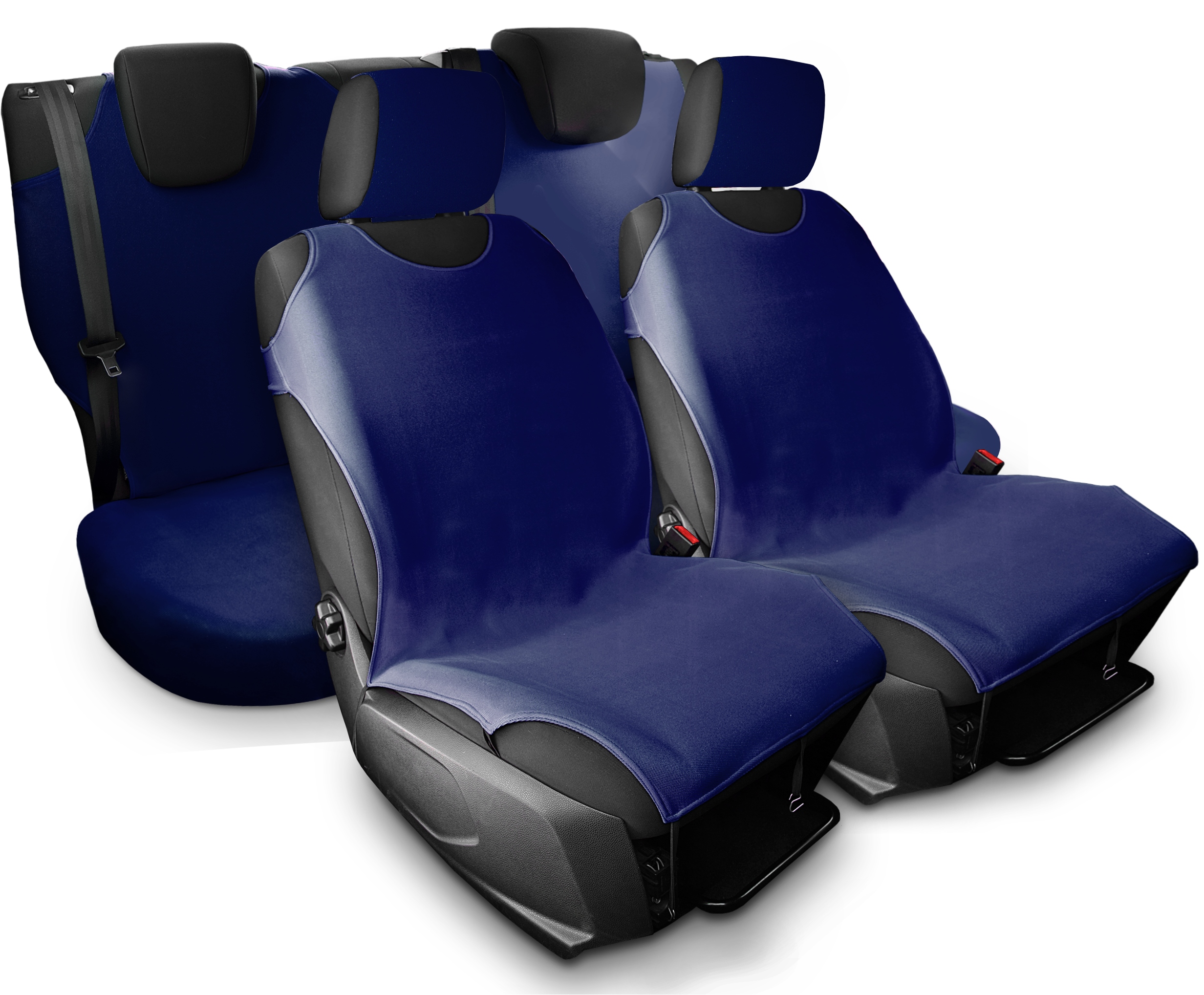 KOSZULKI POKROWCE SAMOCHODOWE TYŁ PRZÓD 7 KOLORÓW