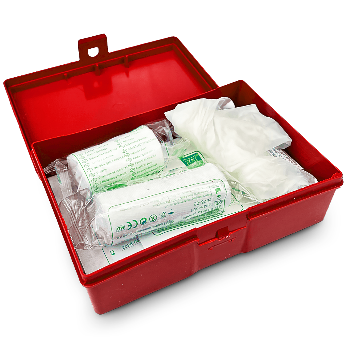 GAŚNICA 1KG APTECZKA LATARKA ZBIJAK DO SZYB NÓŻ DO PASÓW TRÓJKĄT KOC TORBA