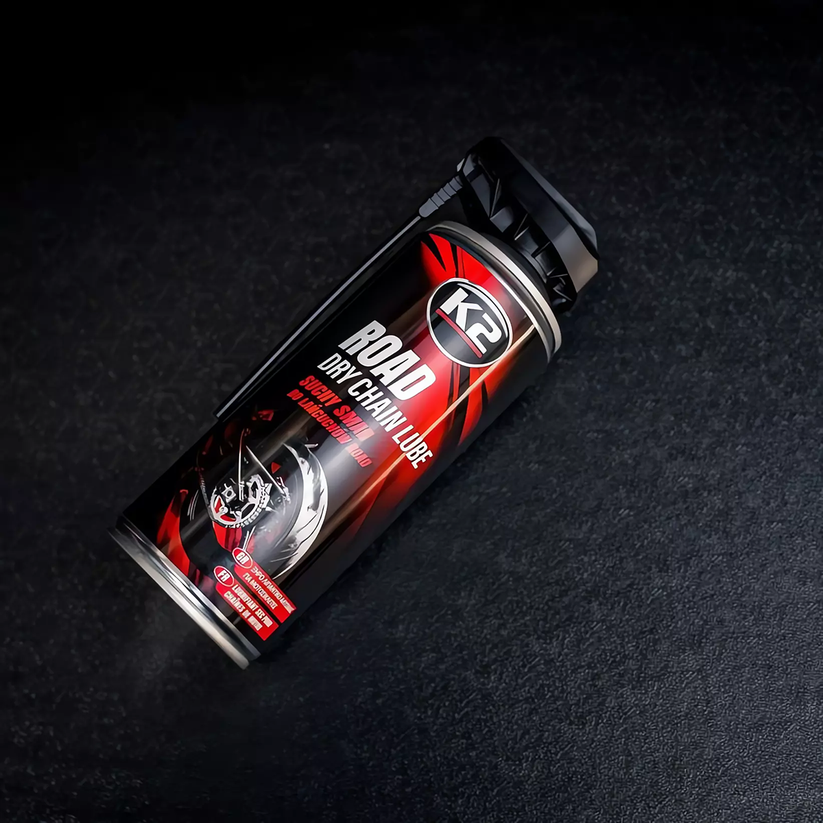 2X K2 SUCHY SMAR DO ŁAŃCUCHÓW 400ML DO SMAROWANIA ŁAŃCUCHA ROWER MOTOCYKL