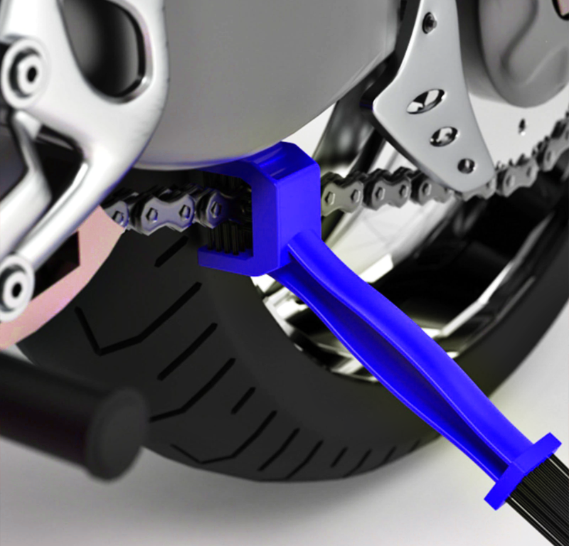 ZESTAW DO CZYSZCZENIA I SMAROWANIA ŁAŃCUCHA ROWEROWEGO MOTOCYKLOWEGO RĘKAWI