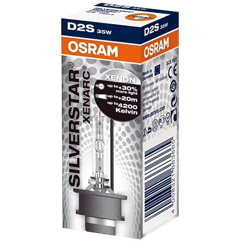 D2S OSRAM SILVERSTAR Żarnik Palnik Xenon Żarniki Mocne Światło 35W !!!