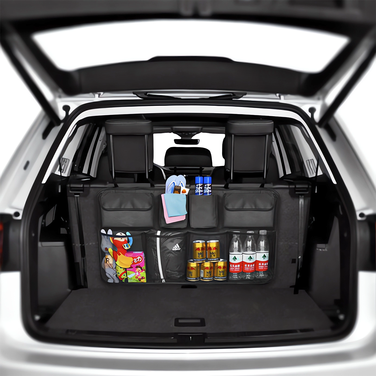ORGANIZER SAMOCHODOWY NA TYŁ Z KIESZENIAMI