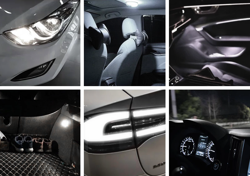 Żarówki H1 HQ Automotive +150% Więcej Światła Hyper White + W5W LED Clear