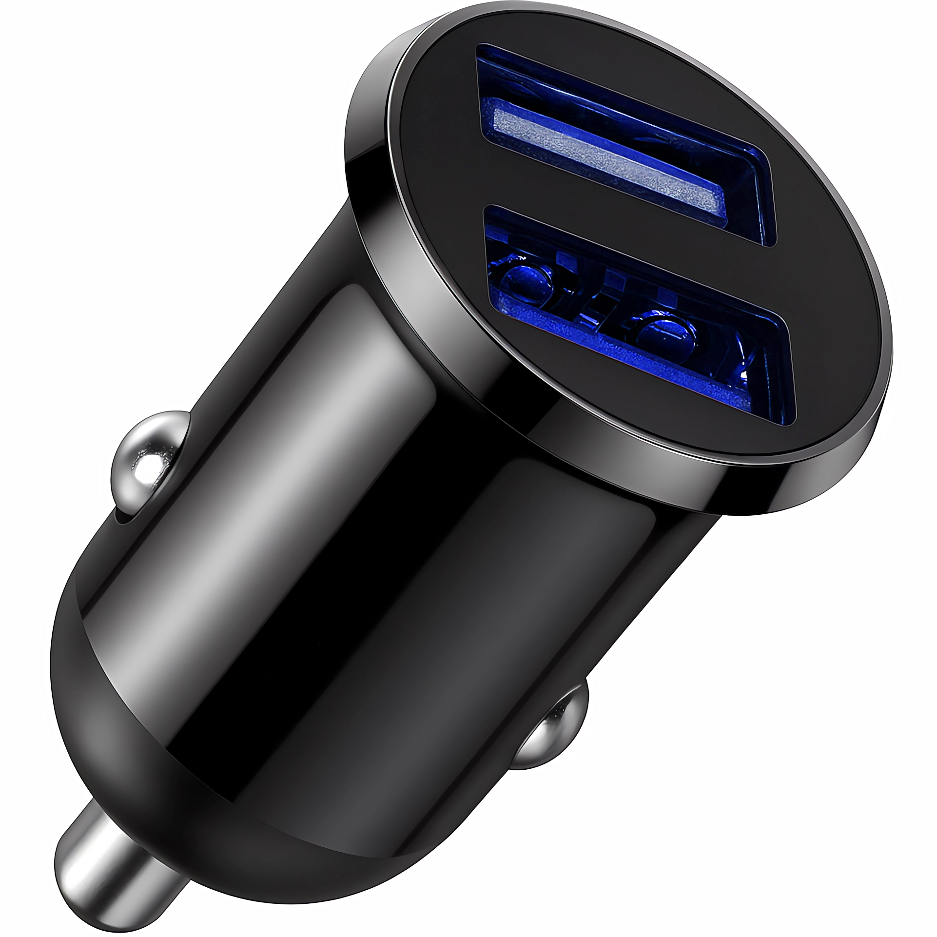 Ładowarka samochodowa mini 2x USB szybkie ładowanie mocna 12-24V DC