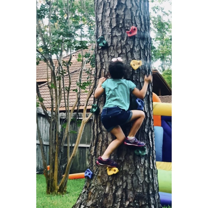 2X Kamienie Wspinaczkowe Uchwyty do Wspinaczki Duże dla Dzieci Zestaw Śruby