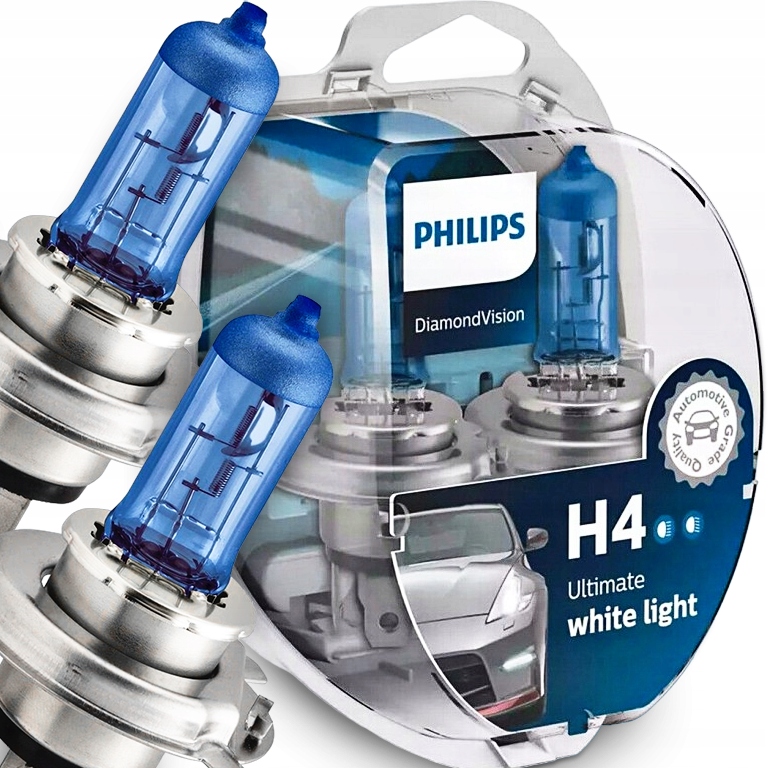 ŻARÓWKI PHILIPS H4 DIAMOND VISION 5000K