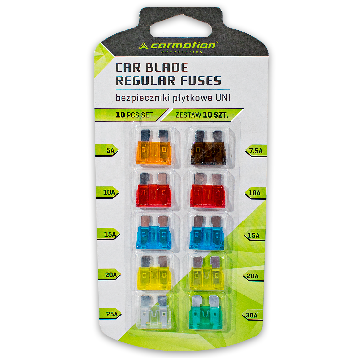 ZESTAW KOMPLET ŻARÓWEK ZAPASOWYCH ŻARÓWKI 2x H4 12V + BEZPIECZNIKI ZASOBNIK