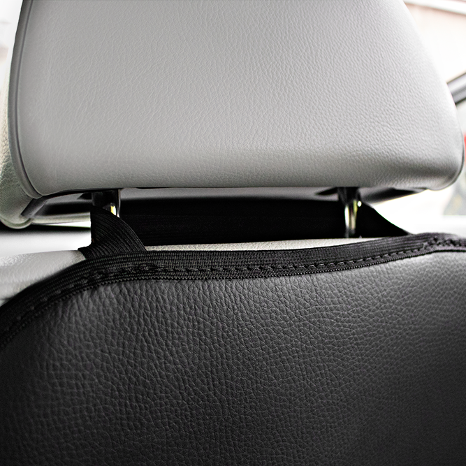 2X OSŁONA NA TYŁ FOTELA Z KIESZENIĄ MATA NIEPRZEMAKALNA OCHRANIACZ POKROWIE