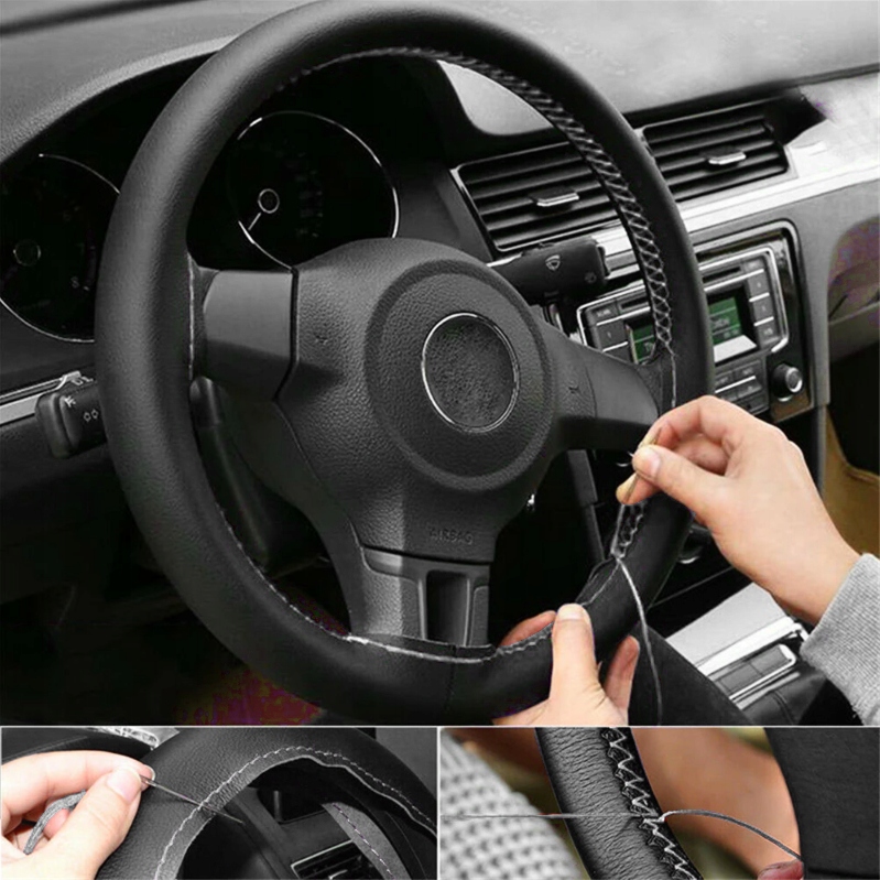 POKROWIEC NA KIEROWNICE NAKŁADKA SKÓRA DO OBSZYCIA