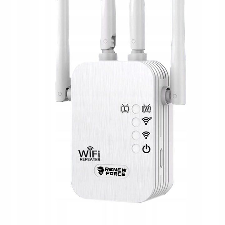 WZMACNIACZ Sygnału WiFi Sieci MOCNY 300Mb/s 2.4G Zasięg WiFi REPEATER 4w1