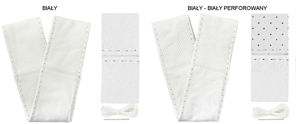 POKROWIEC NA KIEROWNICE ZE SKÓRY BUS VAN SUV TIR