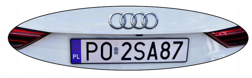 NIEWIDOCZNE RAMKI POD TABLICE REJESTRACYJNA RAMKA