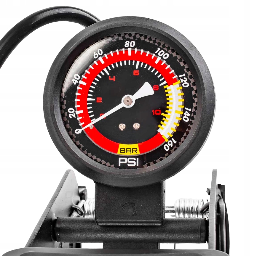 POMPKA NOŻNA SAMOCHODOWA MANOMETR 11BAR METALOWA