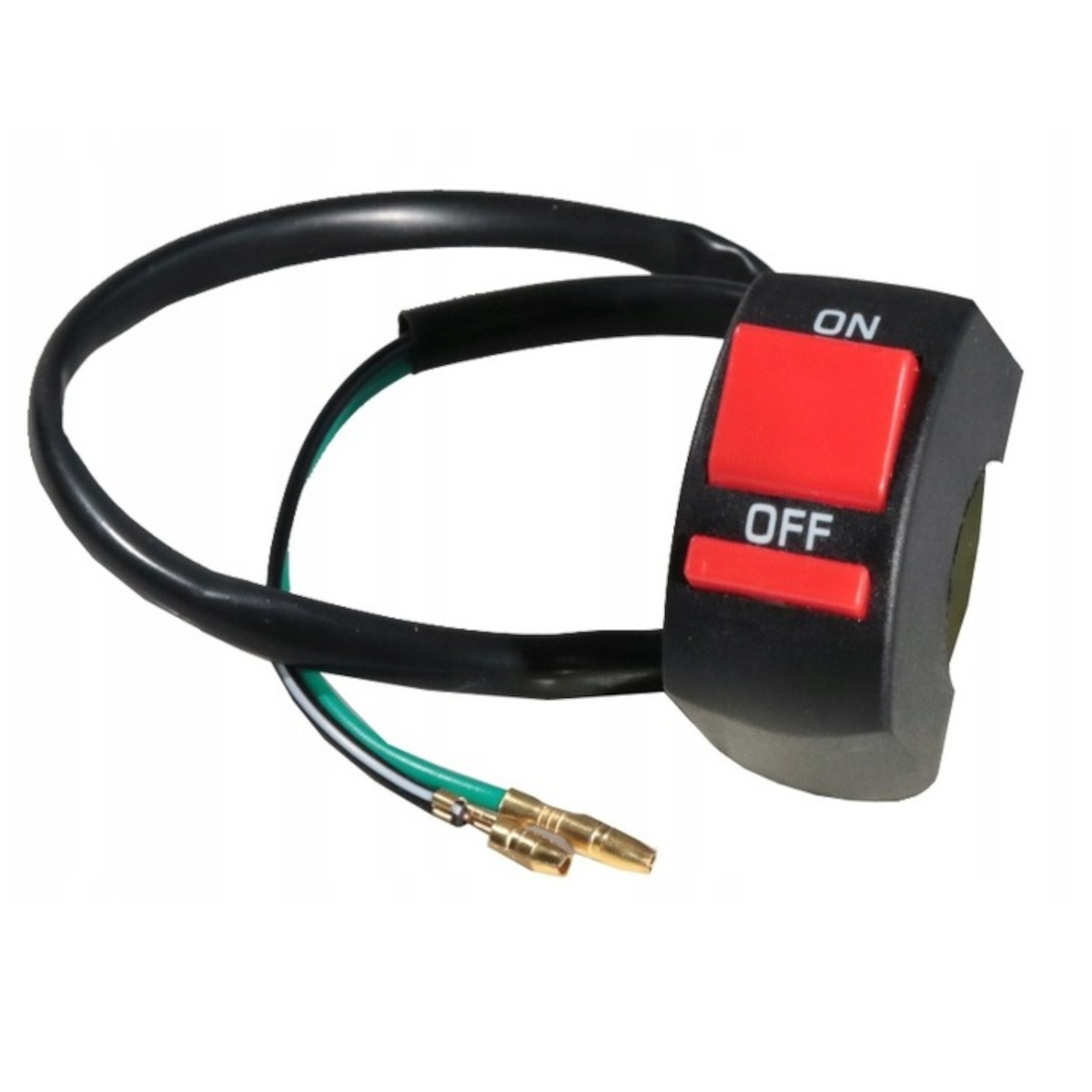 WŁĄCZNIK HALOGENÓW MOTOCYKLOWYCH Z OBEJMĄ