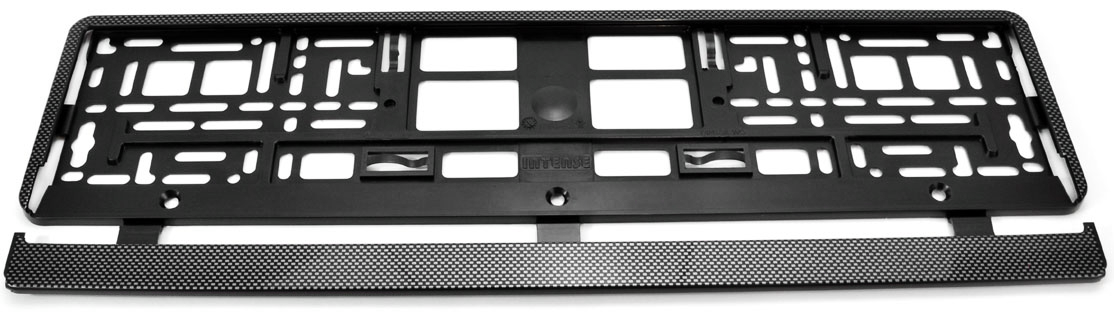 RAMKA RAMKI POD TABLICE REJESTRACYJNE CARBON DO TABLICY REJESTRACYJNEJ FOLIOWANA