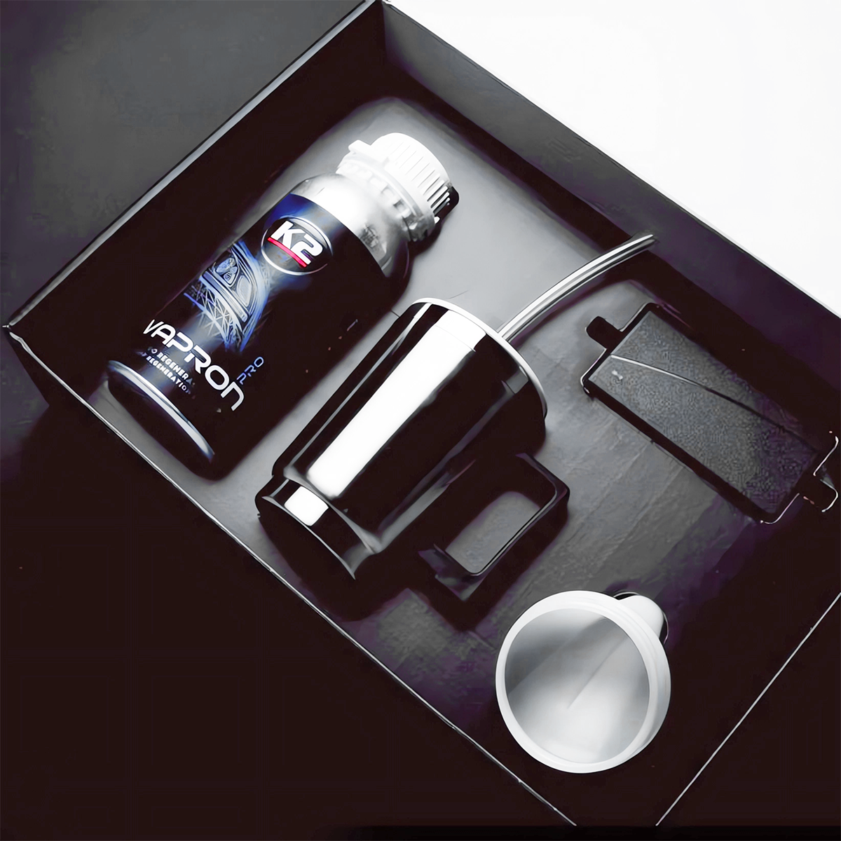 K2 VAPRON CZAJNICZEK DO REGENERACJI LAMP POLEROWANIA LAMP PROTECT POWŁOKA