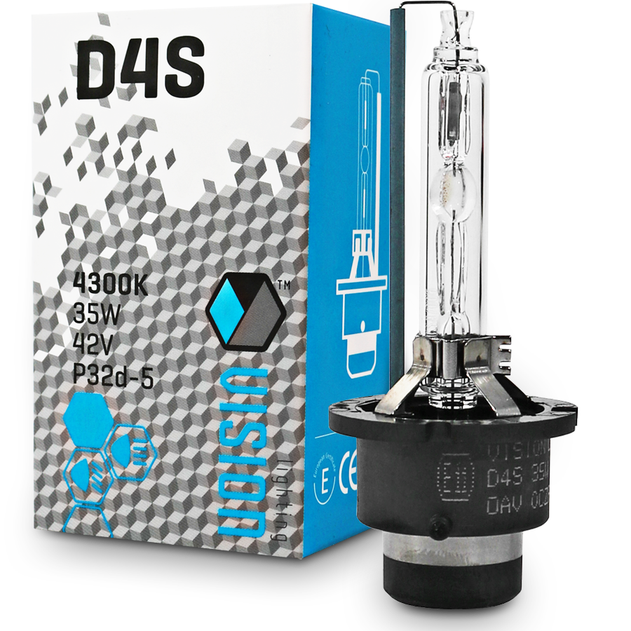 D4S Vision 4300K Żarnik Palnik Xenon Żarniki Mocne Światło 35W