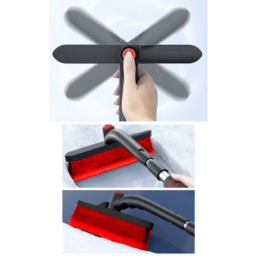 Szczotka Skrobaczka Teleskopowa Do Szyb Lodu Szronu Odśnieżania 95cm Długa