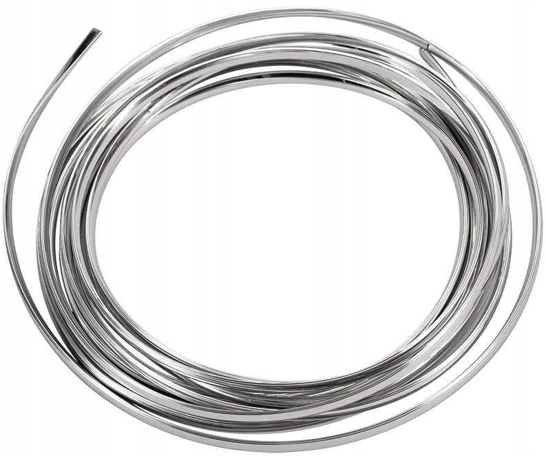 KEDRA LISTWA RANTOWA OZDOBNA Z KLEJEM CHROM 15 m