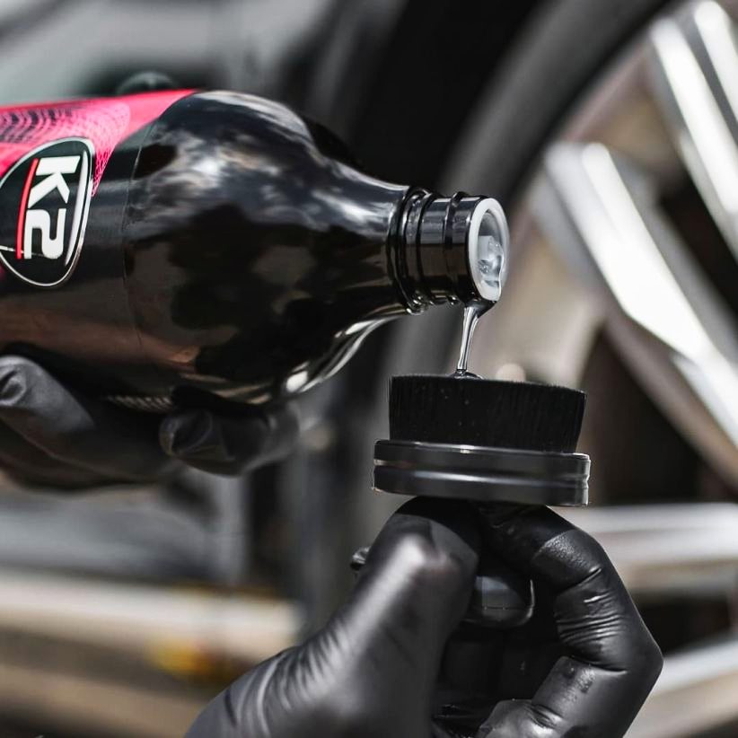 K2 SIGMA 1L DRESSING DO NABŁYSZCZANIA OPON APLIKATOR PĘDZELEK MIKROFIBRA