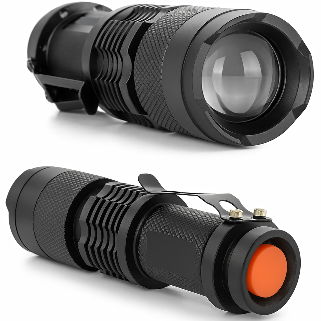 LATARKA UV TAKTYCZNA ZOOM DO BURSZTYNÓW BAKNOTÓW TESTER IPX4 PRZENOŚNA