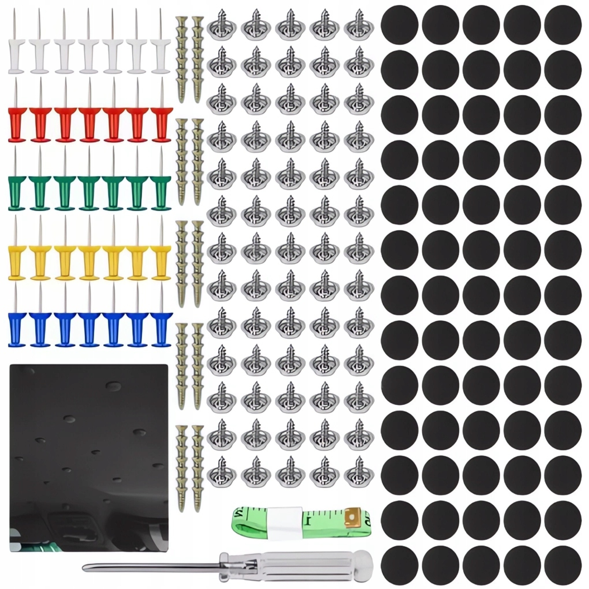 Zestaw Naprawczy Do Podsufitki Samochodowej Do Naprawy Regeneracji 70el.
