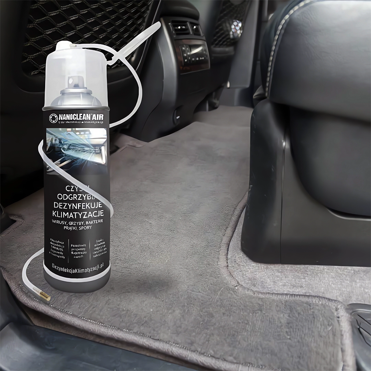 NANOCLEAN 400ML DO CZYSZCZENIA ODGRZYBIANIA KLIMATYZACJI BIOBÓJCZY ATEST