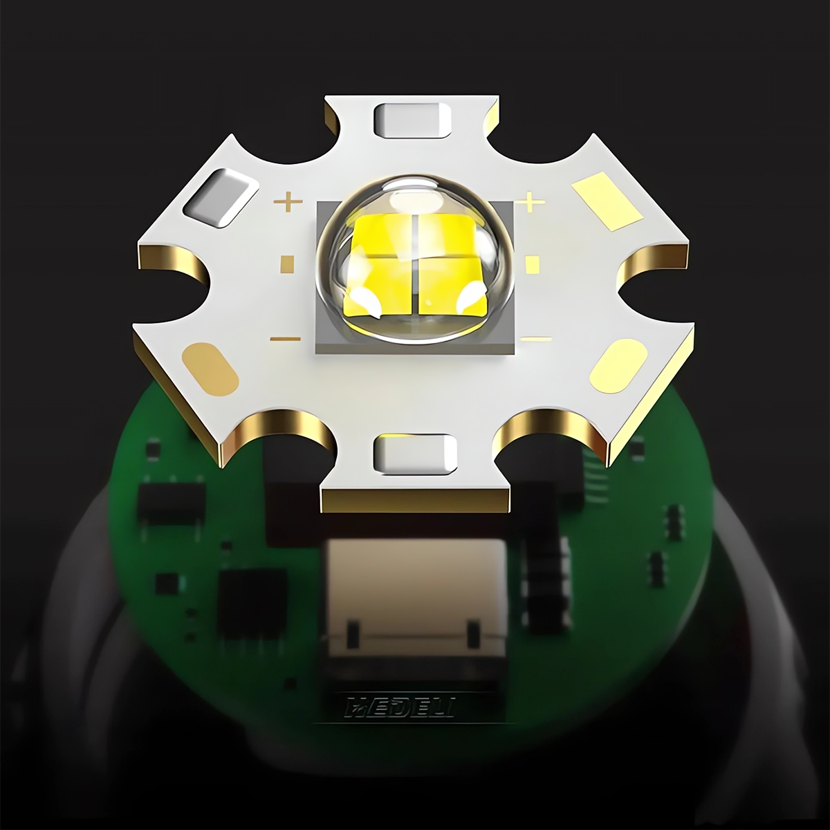 LATARKA AKUMULATOROWA LED 30W ŁADOWANA Z USB-C ZOOM OŚWIETLENIE SYGNALIZACY