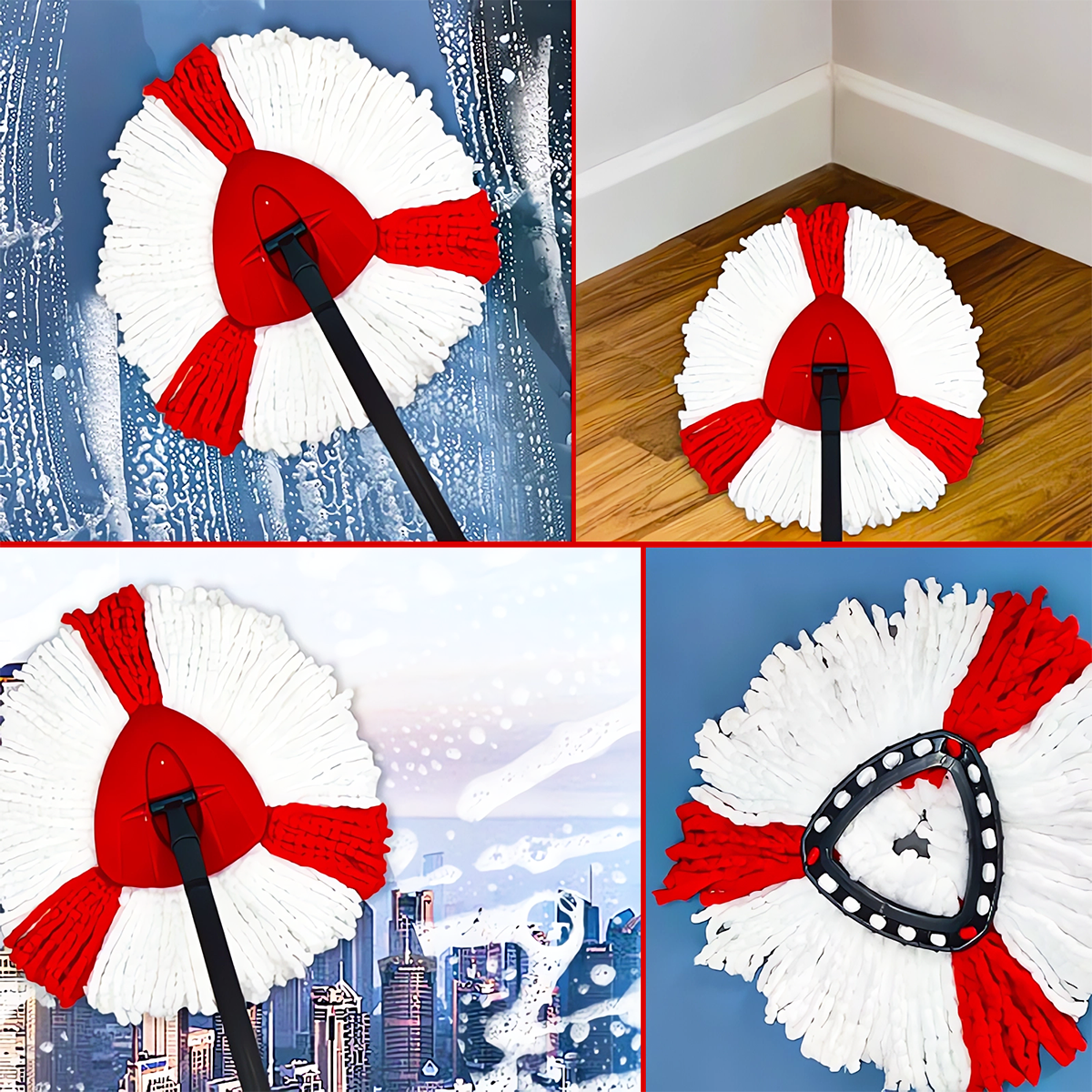 WKŁAD DO MOPA OBROTOWEGO VILEDA TURBO KOŃCÓWKI WKŁADY MEGA CHŁONNE 6 SZTUK