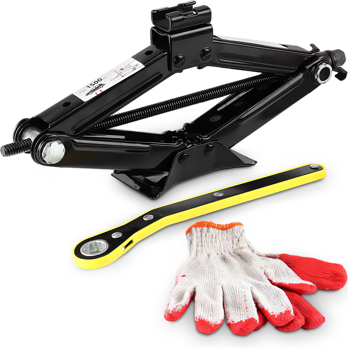 PODNOŚNIK LEWAREK TRAPEZOWY KLUCZ KRZYŻAKOWY DO ZMIANY KÓŁ 17 19 21 TORBA