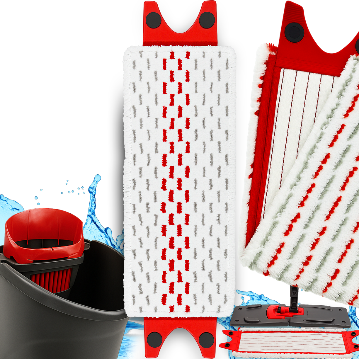 WKŁAD DO MOPA VILEDA ULTRAMAX PŁASKIEGO KOŃCÓWKI WKŁADY CHŁONNE 35 CM