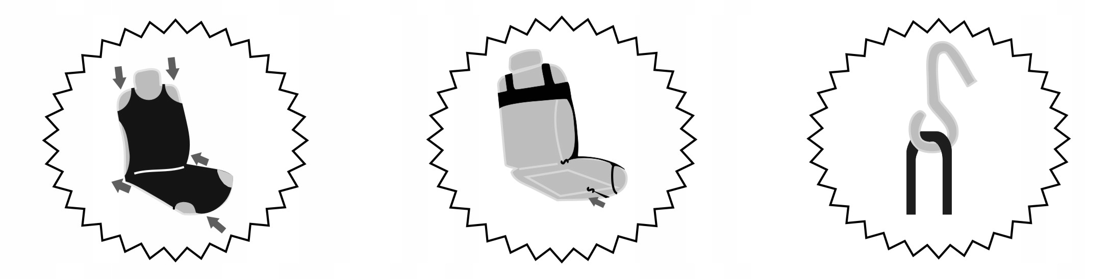 KOSZULKI POKROWCE SAMOCHODOWE DOSTAWCZE VAN BUS