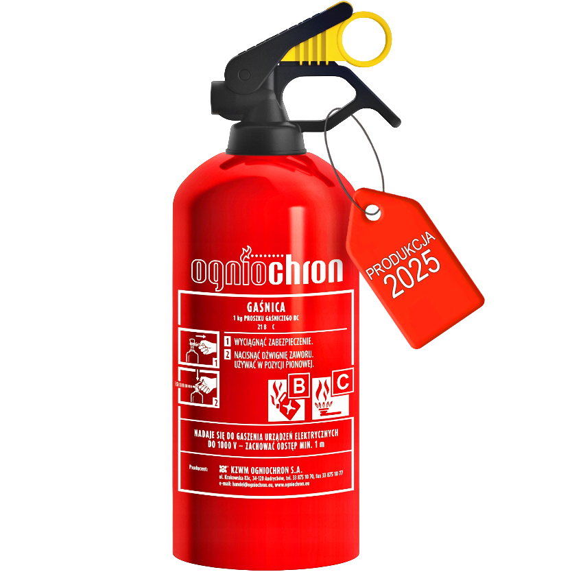 GAŚNICA 1KG TRÓJKĄT APTECZKA KAMIZELKA ZESTAW ŻARÓWEK ZAPASOWYCH TORBA