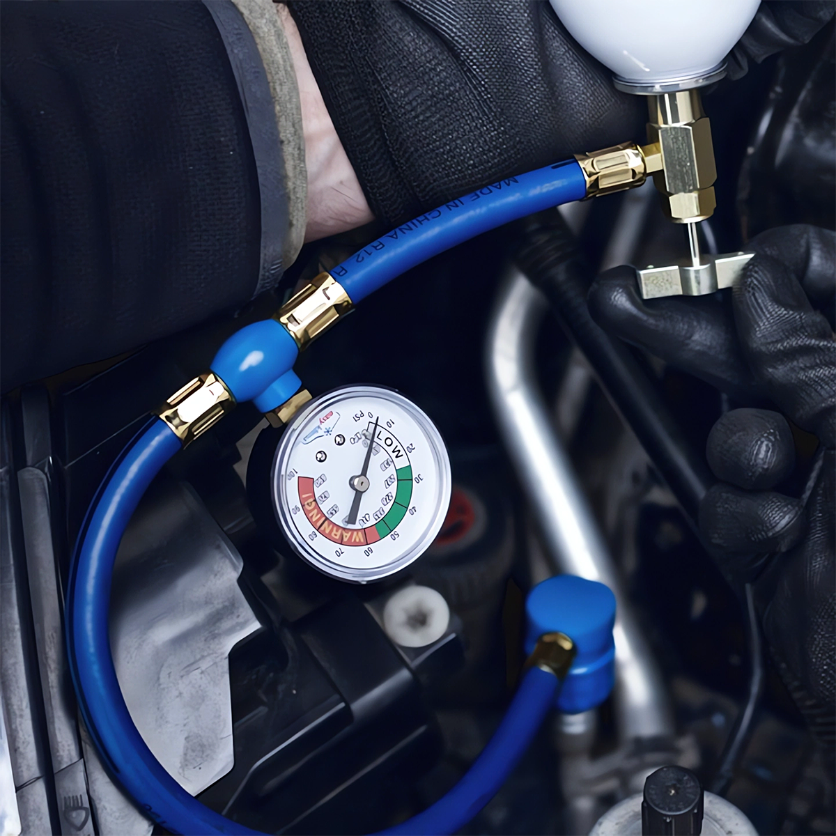 Gaz Do Napełniania Klimatyzacji W Aucie R134A + WĄŻ PRZEWÓD + ADAPTER HP/LP