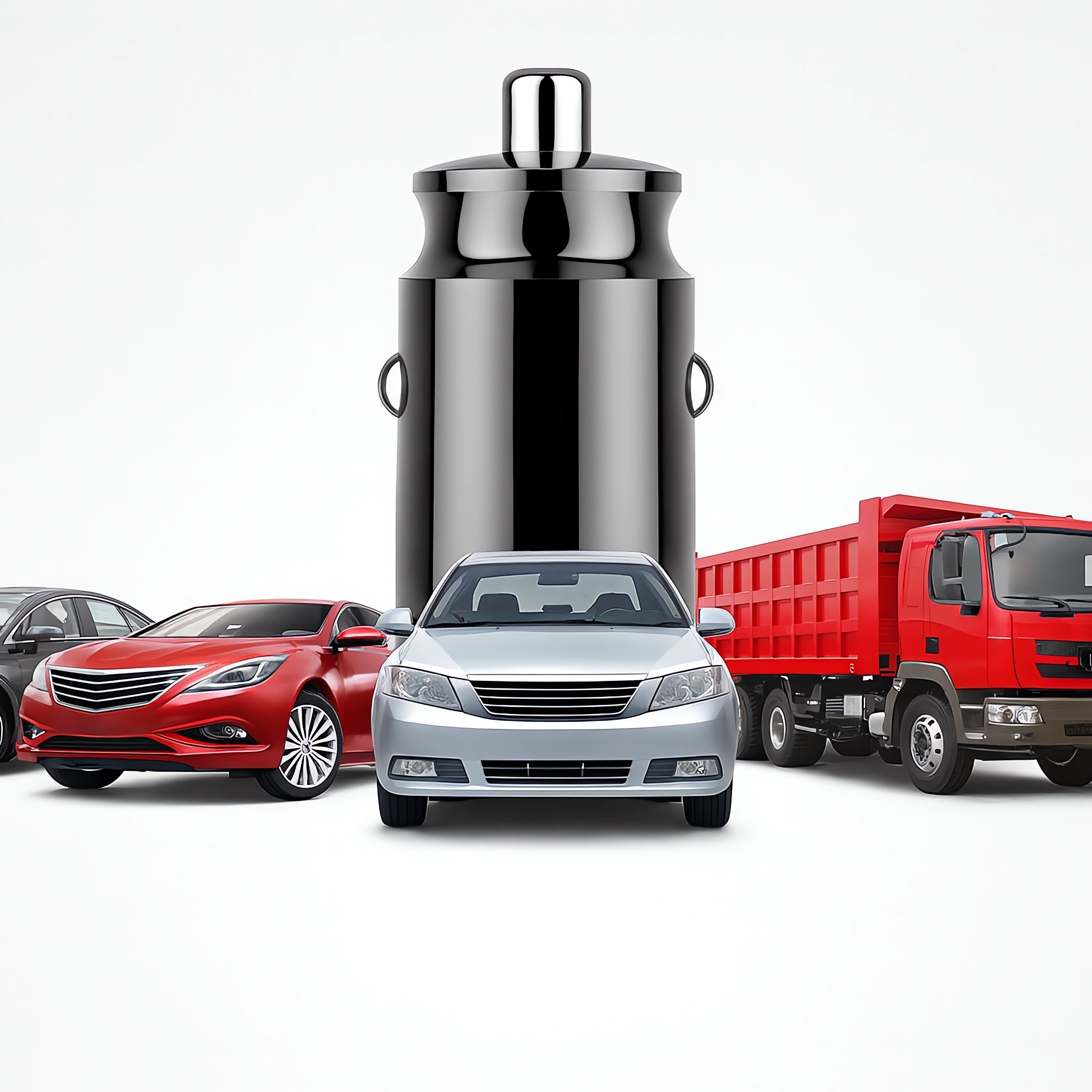 Ładowarka samochodowa mini 2x USB szybkie ładowanie mocna 12-24V DC