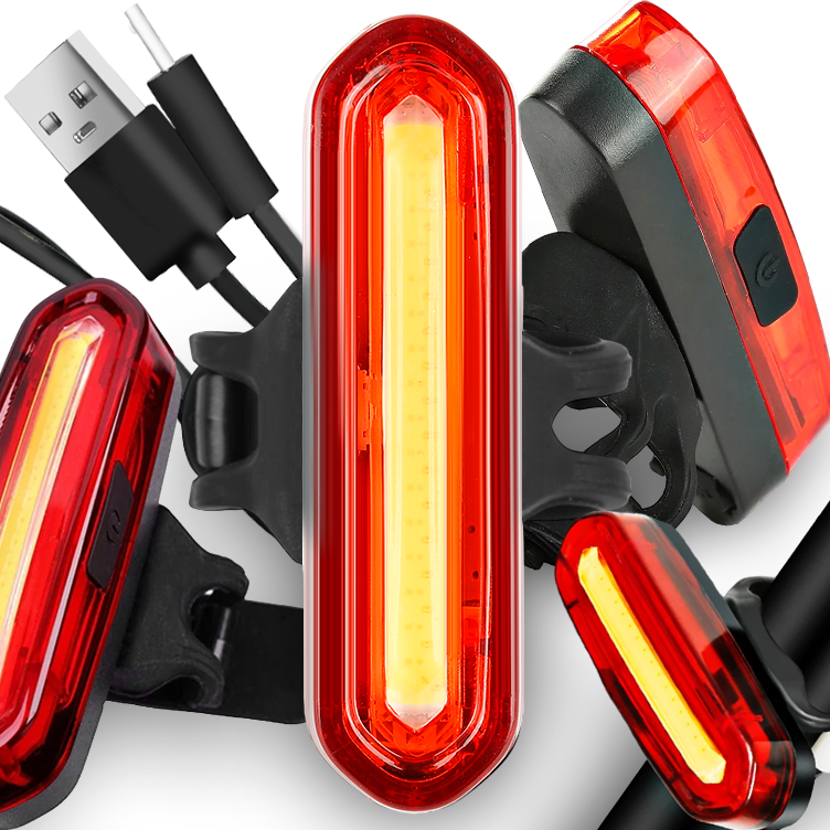 Lampka ROWEROWA SPECTER USB LED Ghost650 oświetlenie rowerowe latarka + TYŁ