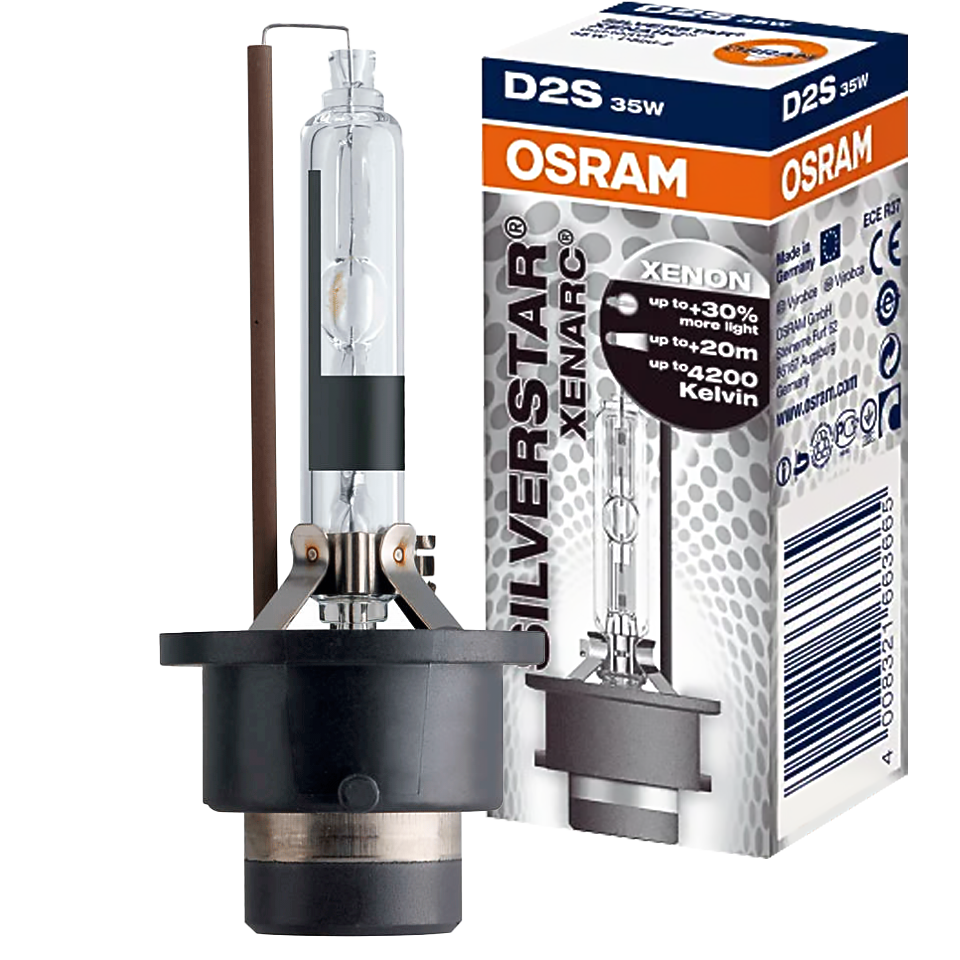 D2S OSRAM SILVERSTAR Żarnik Palnik Xenon Żarniki Mocne Światło 35W !!!